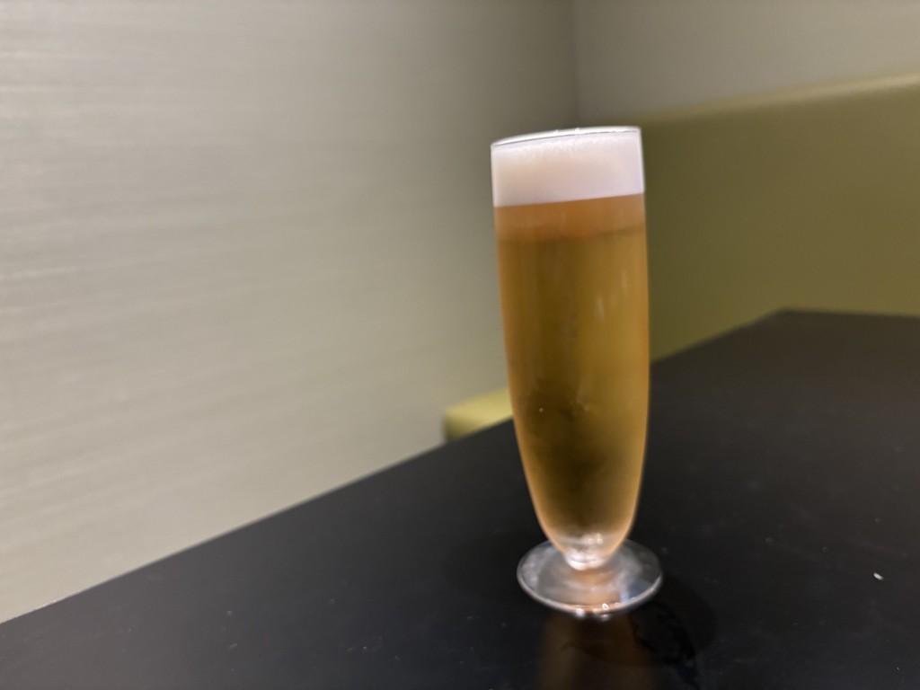 お茶にビール１