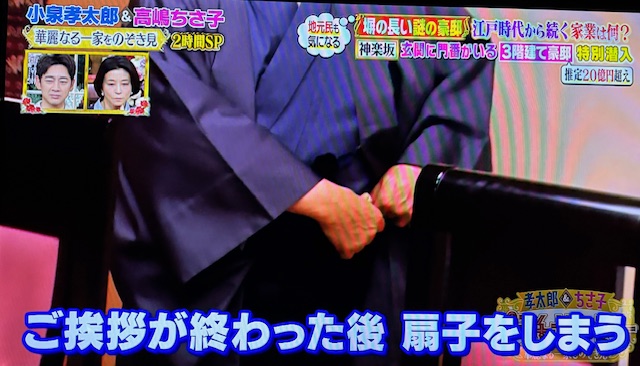 プラチナ　扇子２